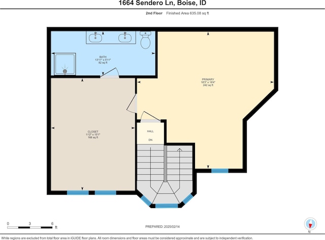 1664 E Sendero Ln, Boise, ID 83712 - home floor plan