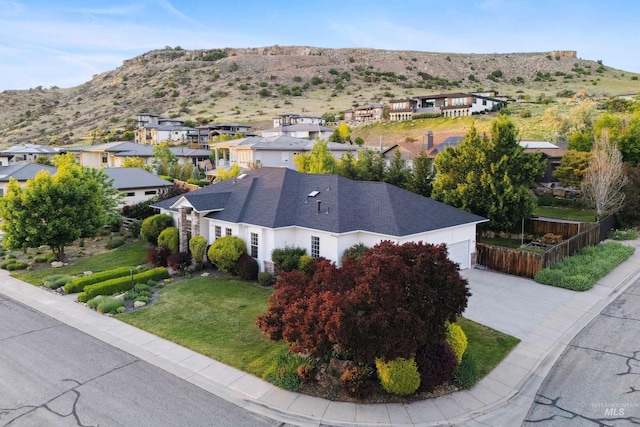 3376 E Echo Ct, Boise, ID 83712 - aerial perspective of suburban area with a mountain backdrop