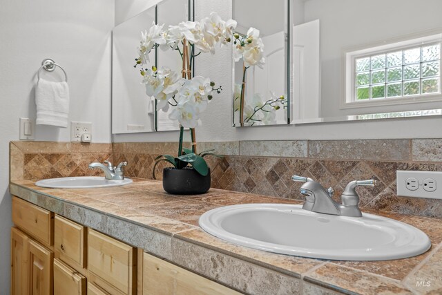 5873 N Collister Dr, Boise, ID 83703 - bathroom featuring double vanity