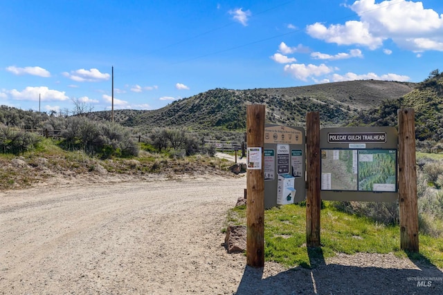 5873 N Collister Dr, Boise, ID 83703 - view of road featuring a mountain view