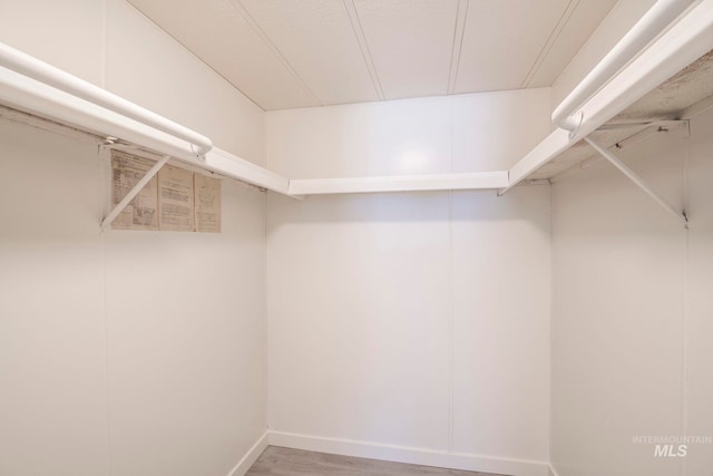 347 Winona Dr, Fairfield, ID 83327 - spacious closet with wood finished floors