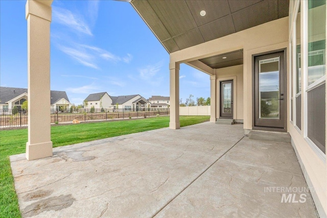 6201 W Redland Dr, Eagle, ID 83616 - view of patio with fence and a residential view