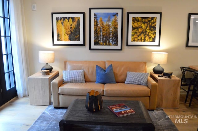 780 Village Dr Unit 308, Donnelly, ID 83615 - living room with wood finished floors