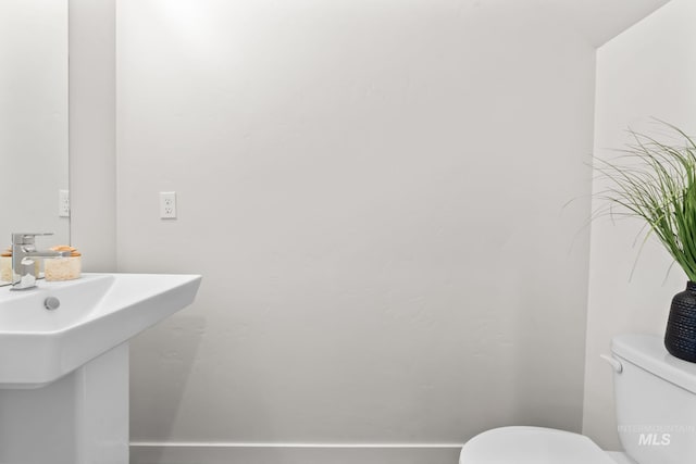 half bath with toilet