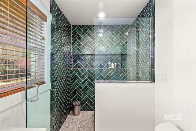 606 S Ridge Rd, Moscow, ID 83843 - full bathroom featuring a shower stall and toilet