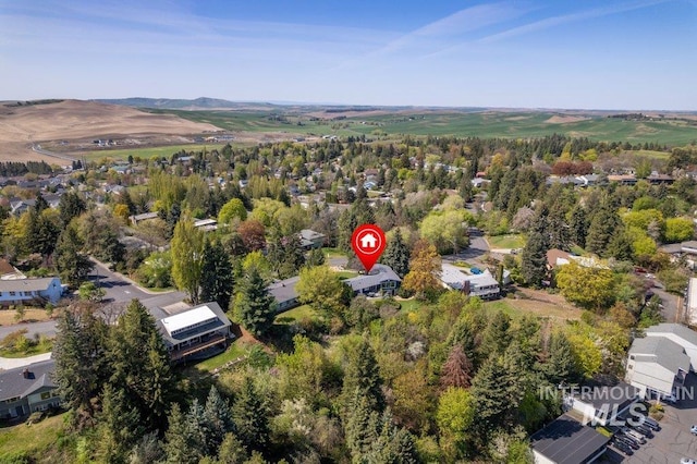 606 S Ridge Rd, Moscow, ID 83843 - aerial view of property and surrounding area