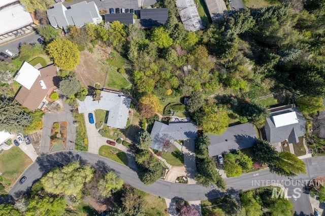 606 S Ridge Rd, Moscow, ID 83843 - aerial view of property's location featuring nearby suburban area