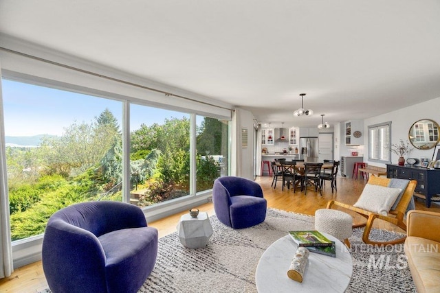 606 S Ridge Rd, Moscow, ID 83843 - living area featuring light wood-type flooring