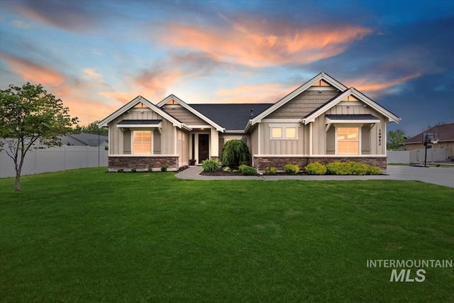 14942 Midway Rd, Nampa, ID 83651 - craftsman-style house with board and batten siding and stone siding