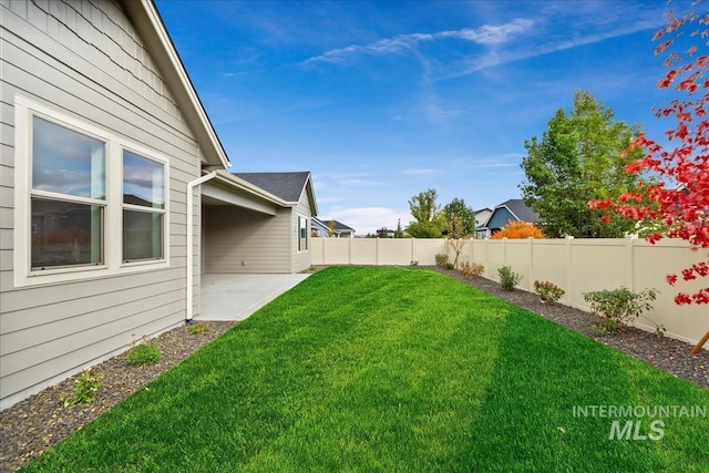 11270 S Saylis Way, Kuna, ID 83634 - fenced backyard featuring a patio
