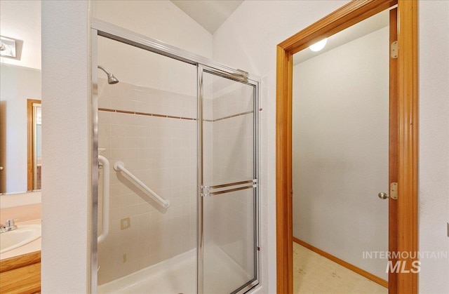 900 N Player Ave, Eagle, ID 83616 - full bath with a stall shower and vanity