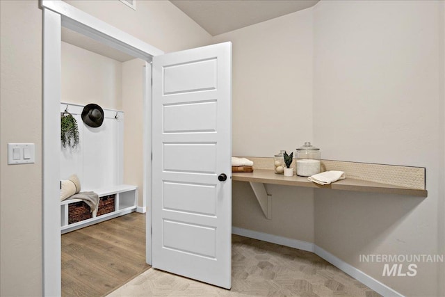 321 N Bay Haven Ave, Kuna, ID 83634 - bathroom with baseboards and wood finished floors