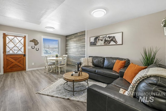 111 Main, Hagerman, ID 83332 - living room with wood finished floors and baseboards