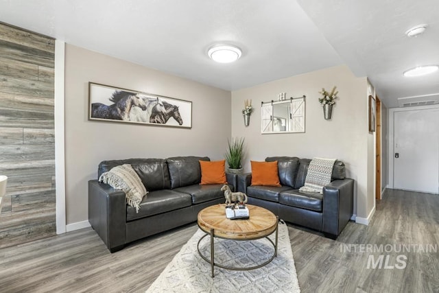 111 Main, Hagerman, ID 83332 - living area with light wood-type flooring and baseboards