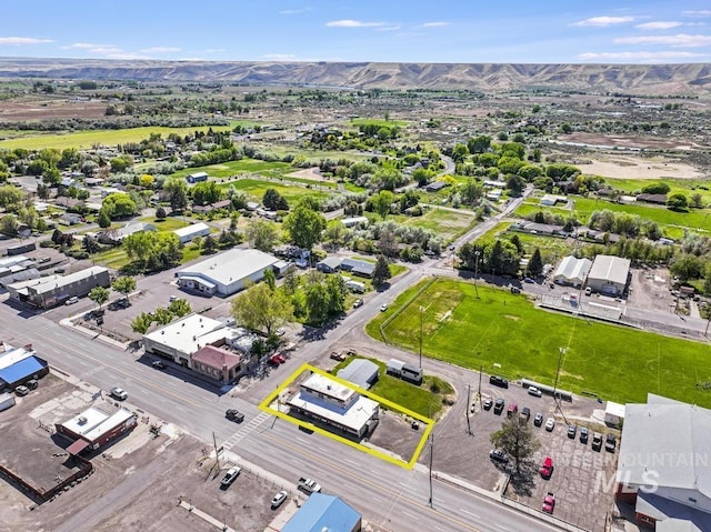 111 Main, Hagerman, ID 83332 - view of property location featuring property parcel outlined and mountains