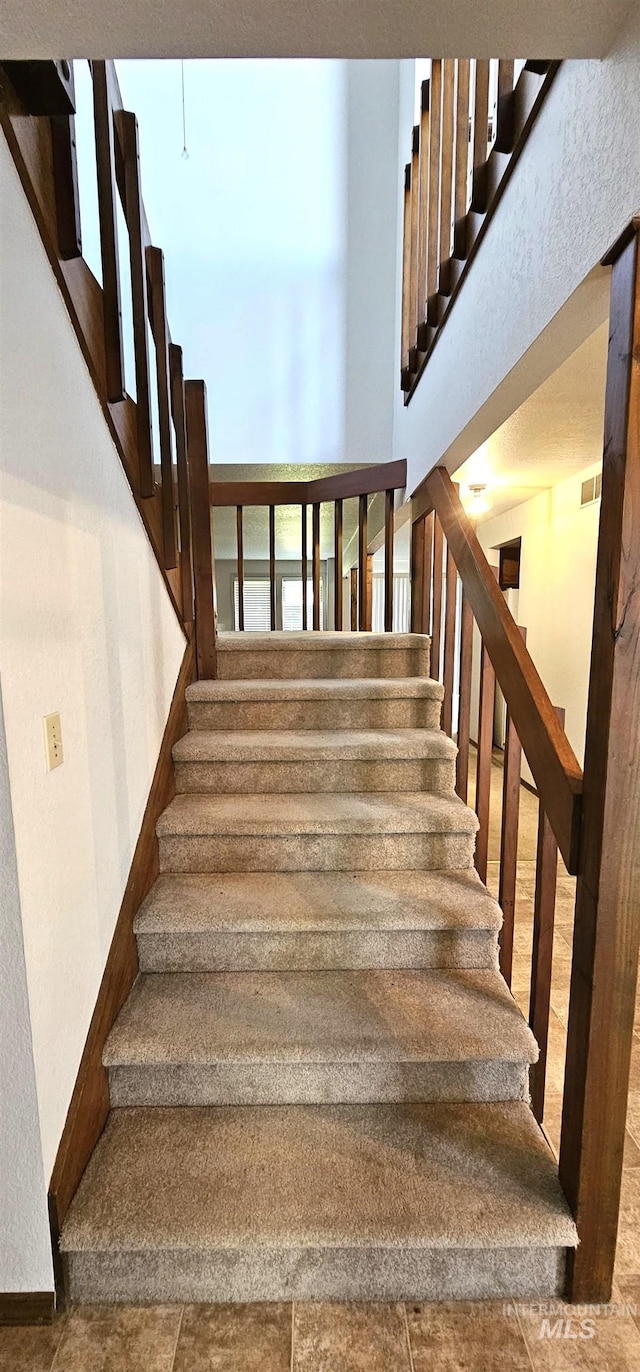 view of stairs