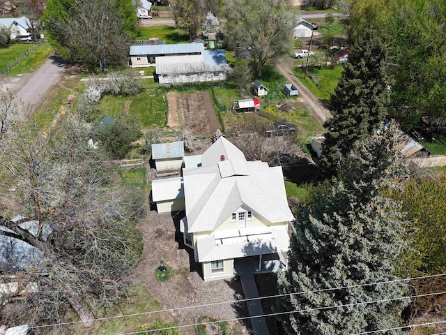 view from above of property