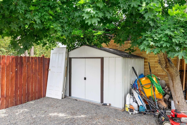 726 Wyoming St, Gooding, ID 83330 - view of shed with fence