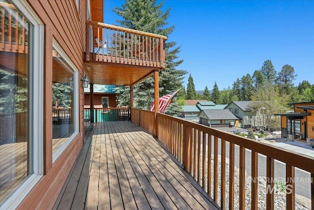 1425 Clements Rd Unit 5, Mccall, ID 83638 - deck with a residential view