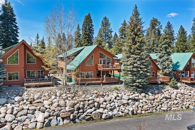 1425 Clements Rd Unit 5, Mccall, ID 83638 - view of front of house featuring a deck