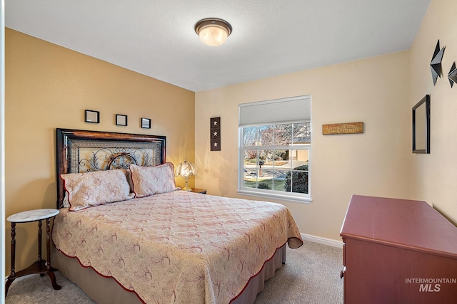 bedroom featuring carpet floors