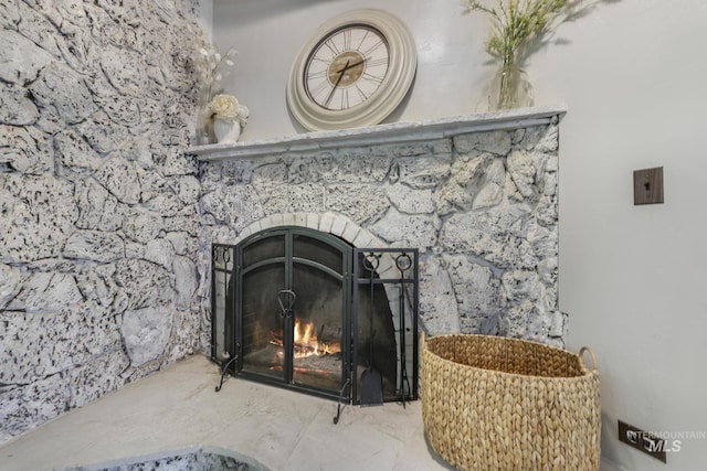 564 Blue Lakes Blvd, Twin Falls, ID 83301 - detailed view of a lit fireplace