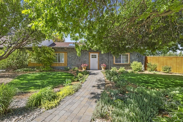 564 Blue Lakes Blvd, Twin Falls, ID 83301 - view of front of home with stone siding