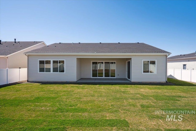 8828 S Waterclover Way, Meridian, ID 83642 - back of house featuring a patio area