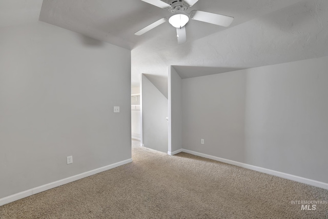 1095 Starlight Loop, Twin Falls, ID 83301 - carpeted spare room featuring vaulted ceiling and ceiling fan