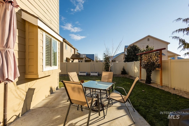 view of patio / terrace