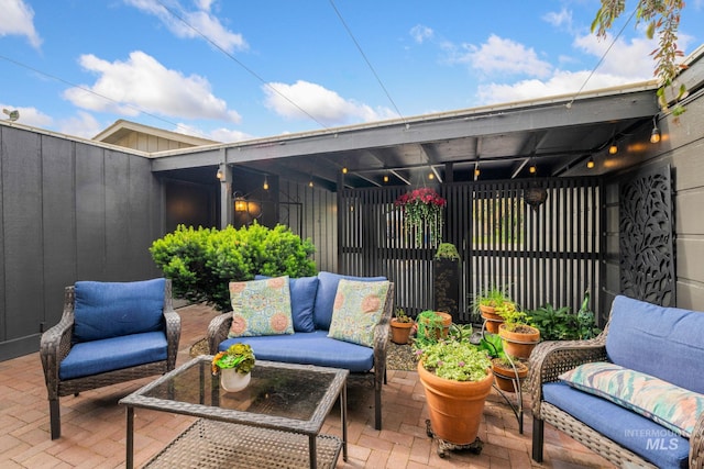 4400 W Pasadena Dr Unit 38, Boise, ID 83705 - view of patio / terrace with an outdoor hangout area