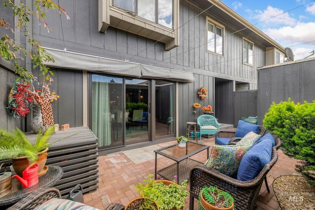 4400 W Pasadena Dr Unit 38, Boise, ID 83705 - view of patio featuring an outdoor living space