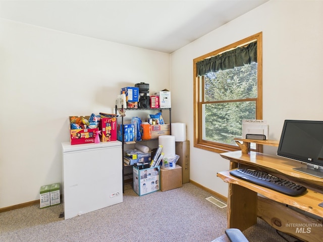 9 Pond Overlook, Idaho City, ID 83631 - office area featuring carpet flooring and baseboards