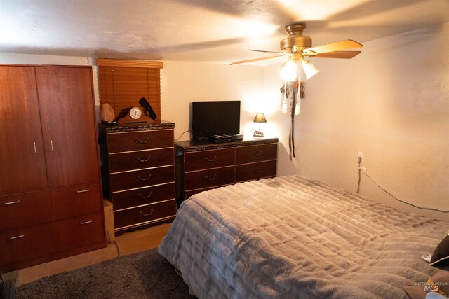224 S Fern St, Nampa, ID 83686 - tiled bedroom with ceiling fan