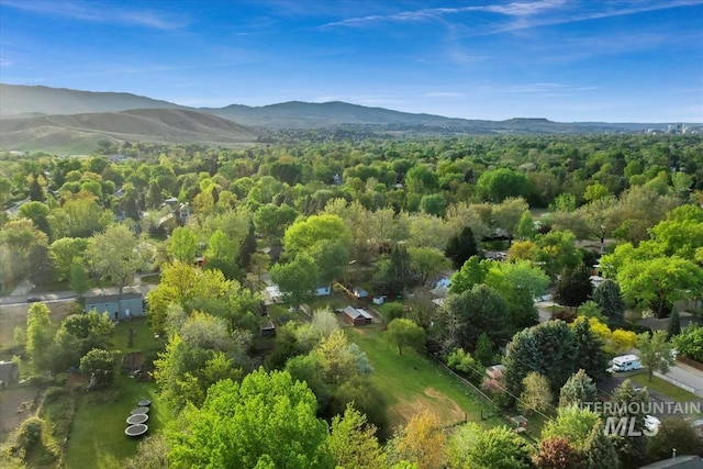 3717 N Sycamore Dr, Boise, ID 83703 - aerial view of a mountain backdrop