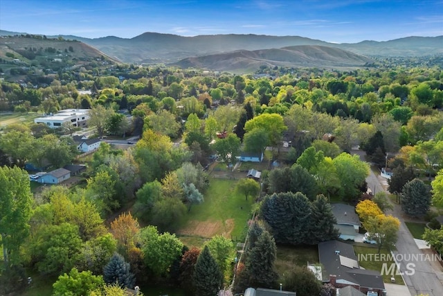 3717 N Sycamore Dr, Boise, ID 83703 - drone / aerial view of a mountainous background