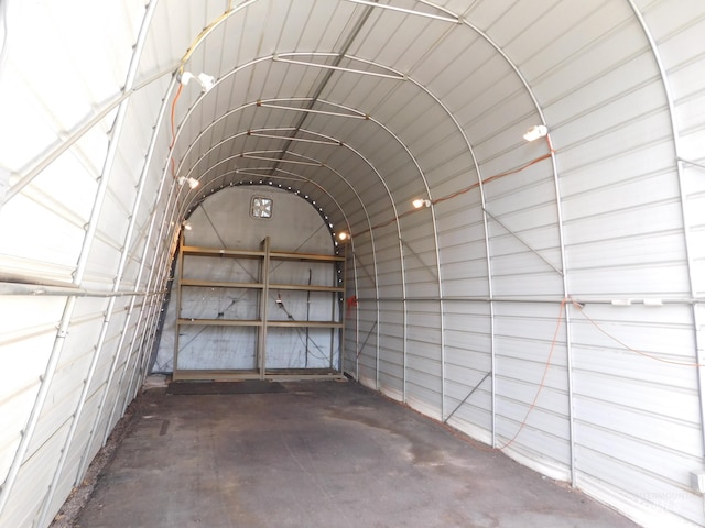 view of storage room