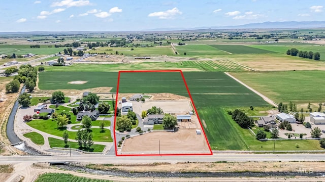 4459 E Deer Flt, Kuna, ID 83634 - aerial overview of property's location with property boundaries highlighted