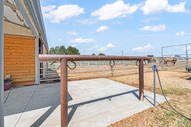 4459 E Deer Flt, Kuna, ID 83634 - view of patio featuring an exterior structure and an outbuilding