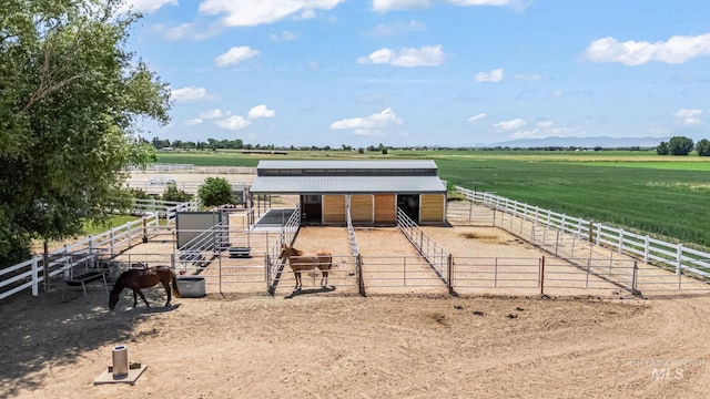 4459 E Deer Flt, Kuna, ID 83634 - horse barn featuring a rural view