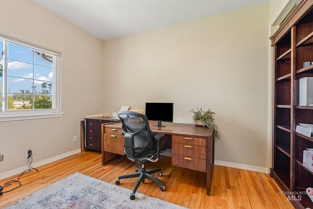 4459 E Deer Flt, Kuna, ID 83634 - office with light wood-style flooring