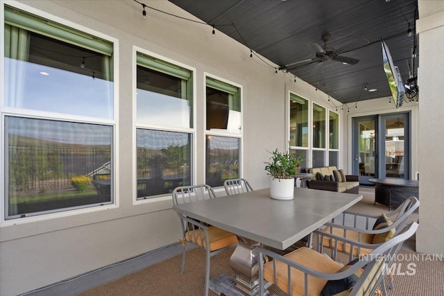 4772 W Barnview Dr, Boise, ID 83614 - sunroom with carpet flooring