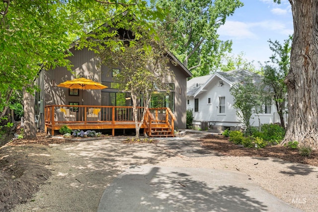 1435 N Garden, Boise, ID 83706 - view of front of house featuring a wooden deck