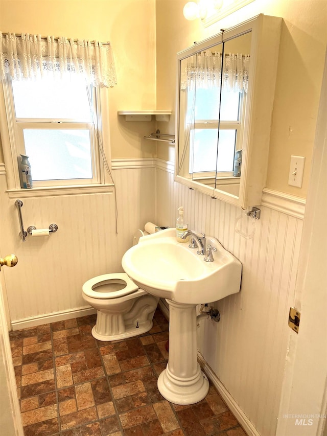 bathroom with toilet