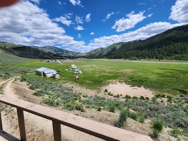 4942 E Baumgartner Rd, Featherville, ID 83647 - mountain view featuring rural landscape and a heavily wooded area