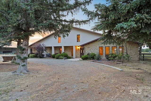 1872 E 1750 S, Gooding, ID 83330 - view of front of home with brick siding