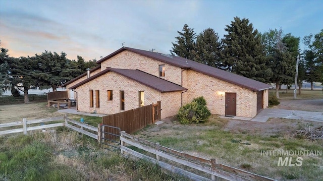 1872 E 1750 S, Gooding, ID 83330 - view of home's exterior featuring brick siding
