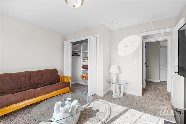 605 W Highland Ave, Nampa, ID 83686 - living room featuring baseboards and carpet flooring