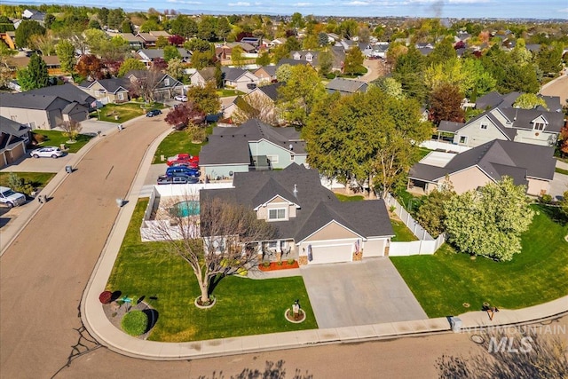 605 W Highland Ave, Nampa, ID 83686 - drone / aerial view featuring a residential view