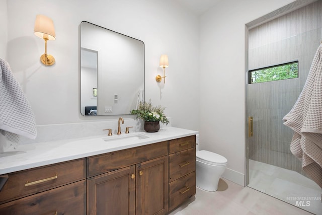 1010 Elo Rd, Mccall, ID 83638 - full bathroom with vanity and walk in shower